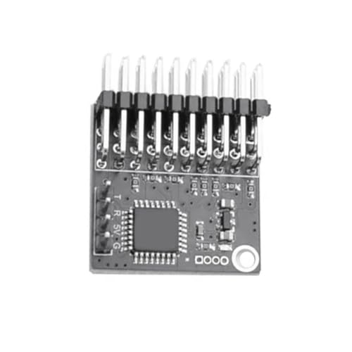 Fangxuee RC FPV Receiver Signalwandlermodul Weitspannung 4-18V Eingangsunterstützung CRSF/SBUS/PPM-Protokoll-Autoumwandlung von Fangxuee