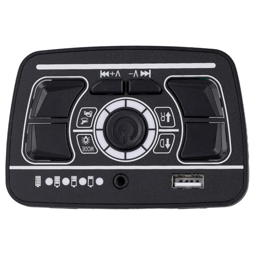 Fangxuee Style 2 Bluetooth Musikzentralbildschirm für Kinder-Elektrisches Auto mit Leistungsüberwachungsfunktionen von Fangxuee