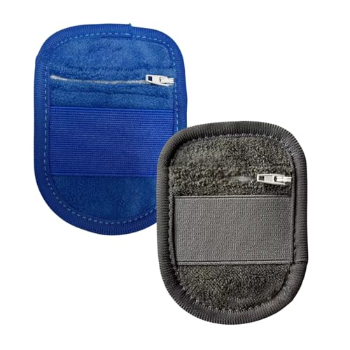 2 x Sandentferner für Strand, weiche Sand-Handschuhe, Strand-Sandreiniger, wiederverwendbarer Sandhandschuh für Strand, abwischbare Reinigungshandschuhe, weiche, bequeme Sandentferner-Tasche von Fankayi