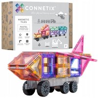 Connetix Magnetbausteine Pastel Transport Pack - 50 Teile von Fantasie4Kids oHG