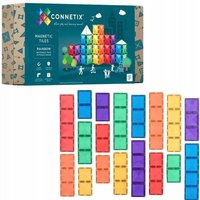 Connetix Magnetbausteine Rainbow Rectangle Pack - 18 Teile von Fantasie4Kids oHG