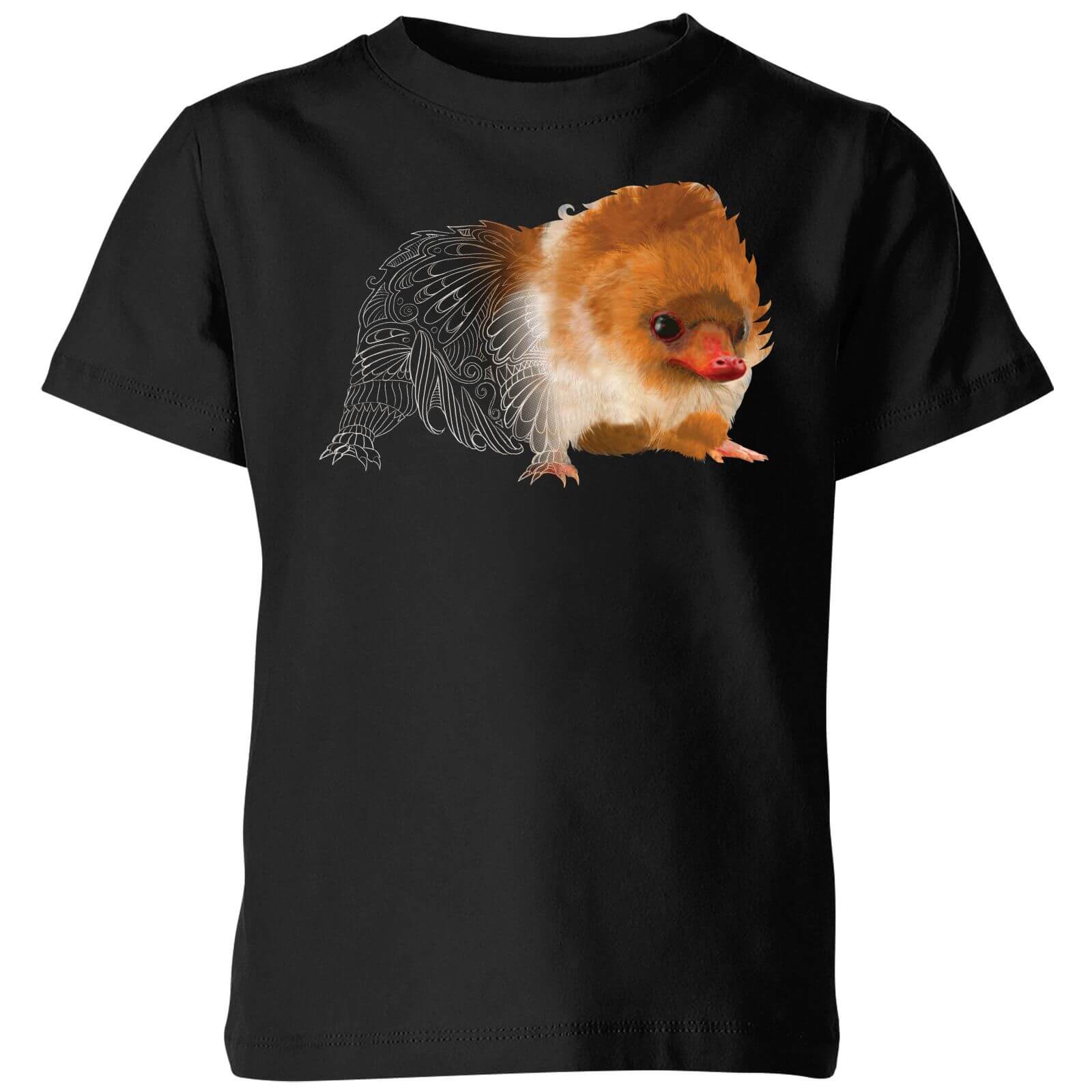 Fantastic Beasts Tribal Baby Niffler Kids' T-Shirt - Black - 11-12 Jahre von Fantastic Beasts