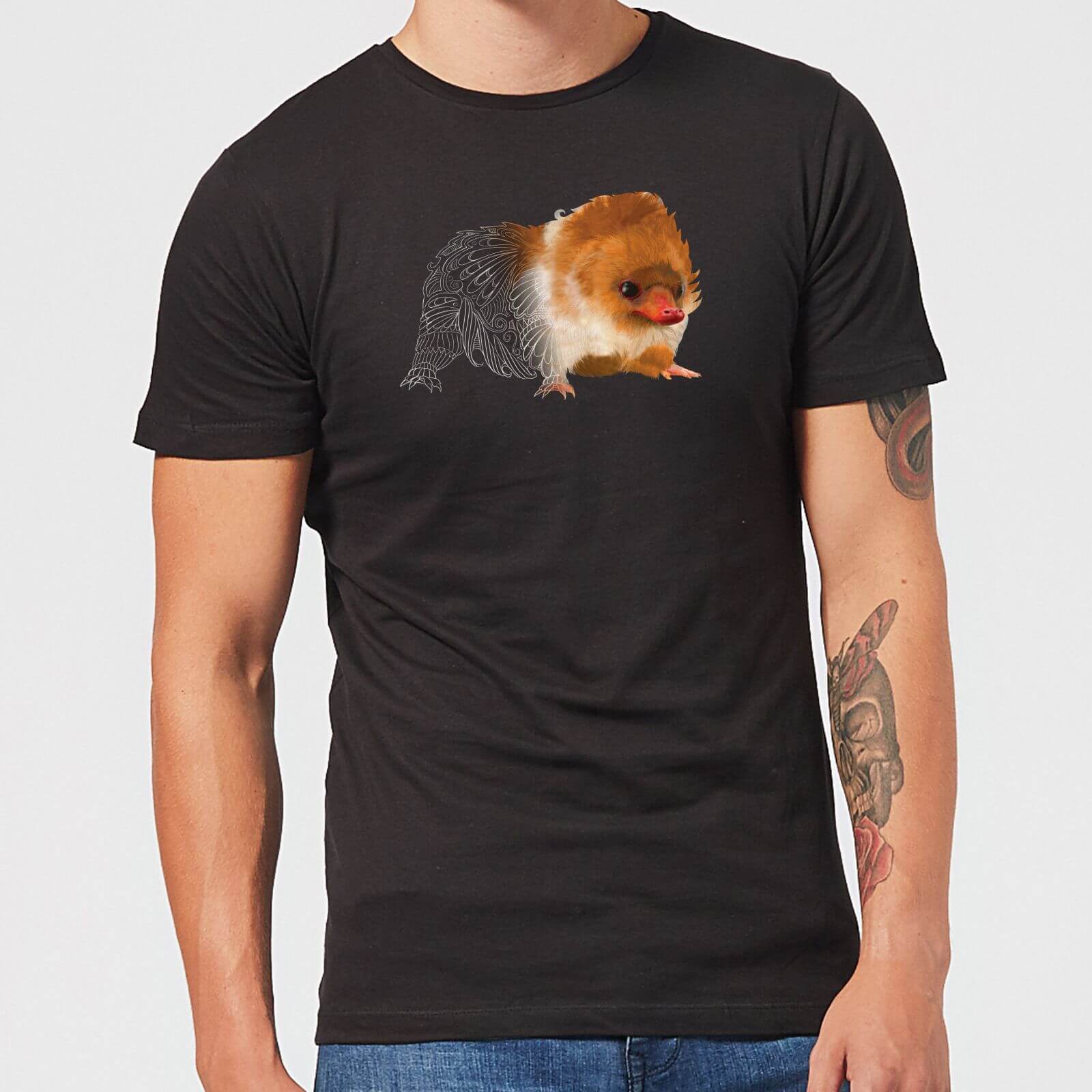 Fantastic Beasts Tribal Baby Niffler Men's T-Shirt - Black - 3XL von Original Hero