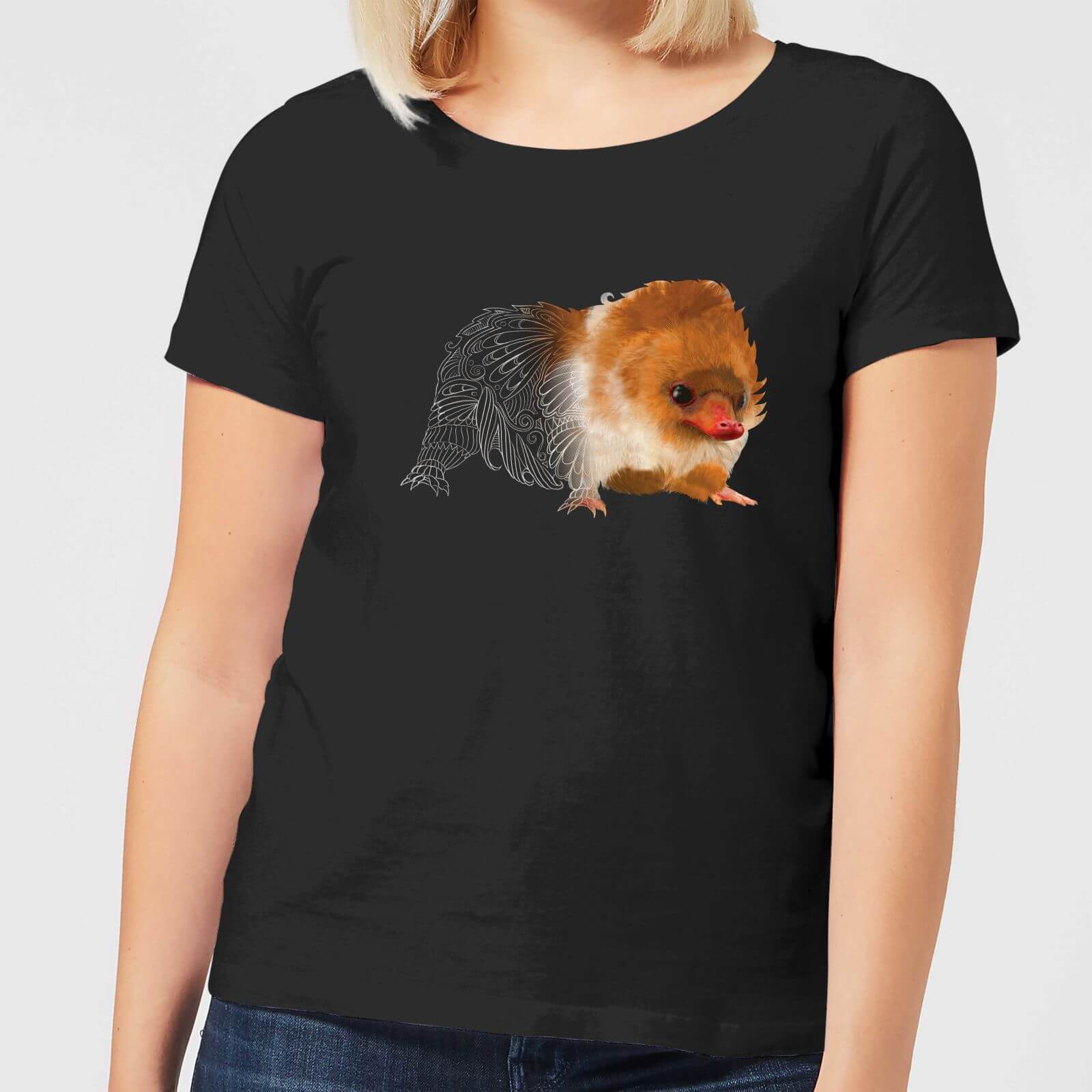 Fantastic Beasts Tribal Baby Niffler Women's T-Shirt - Black - 3XL Fantastic Beasts Tribal Baby Niffler Women's T-Shirt - Black - 3XL von Original Hero