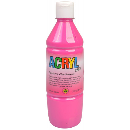 Fantasy Color Hobbyfarbe/Acrylfarbe Pink 500ml von Fantasy Color