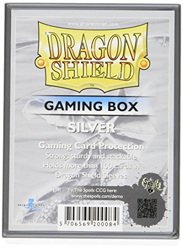 Arcane Tinmen 20008 - Dragon Shield Gaming Box, Silber von Fantasy Flight Games