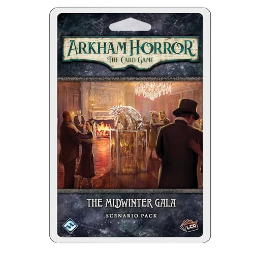 Fantasy Flight Games Arkham Horror The Card Game The Midwinter Gala Scenario Pack - Interaktives Horrorgeschichtenspiel, kooperatives LCG, ab 14 Jahren, 1-4 Spieler, 1-2 Stunden Spielzeit, hergestellt Fantasy Flight Games Arkham Horror The Card Game The Midwinter Gala Scenario Pack - Interaktives Horrorgeschichtenspiel, kooperatives LCG, ab 14 Jahren, 1-4 Spieler, 1-2 Stunden Spielzeit, hergestellt von Fantasy Flight Games