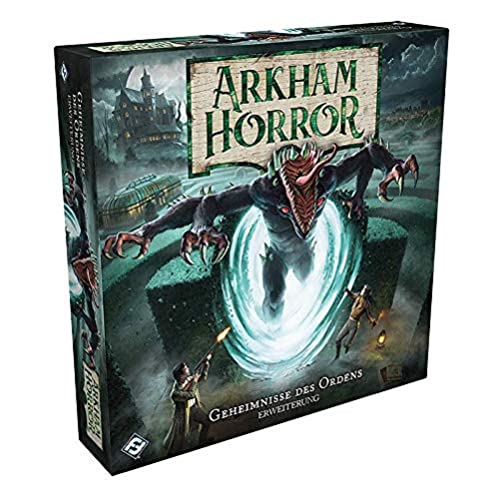 Fantasy Flight Games, Arkham Horror 3. Edition – Geheimnisse Ordens, Erweiterung, Expertenspiel, Strategiespiel, 1-6 Spieler, Ab 14+ Jahren, 120+ Minuten, Deutsch von Fantasy Flight Games