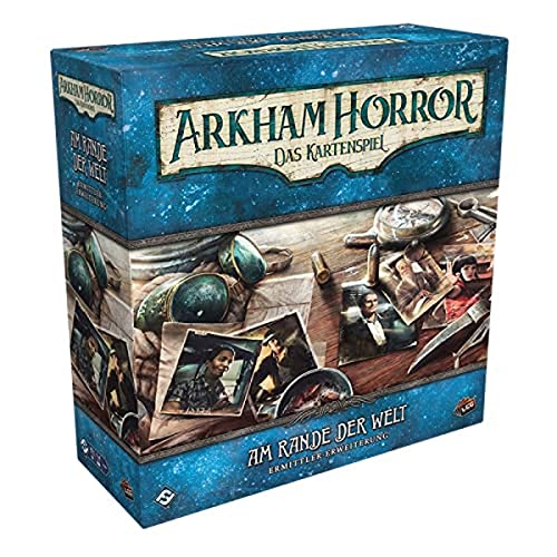 Fantasy Flight Games, Arkham Horror: LCG – Am Rande der Welt, Ermittler-Erweiterung, Expertenspiel, Kartenspiel, 1-4 Spieler, Ab 14+ Jahren, 45+ Minuten, Deutsch von Fantasy Flight Games