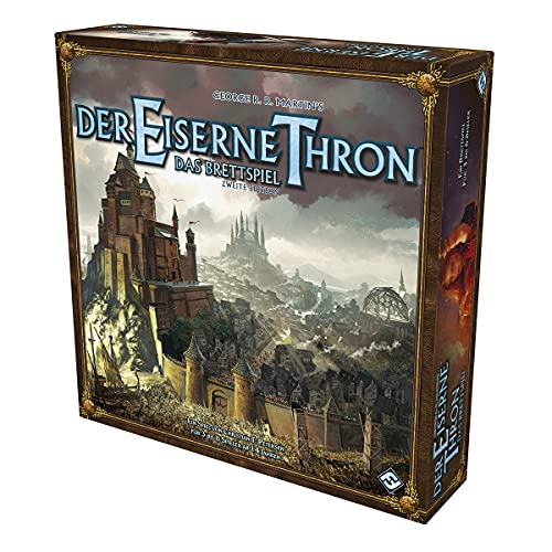 Fantasy Flight Games, Der Eiserne Thron: Das Brettspiel 2. Edition, Grundspiel, Expertenspiel, Strategiespiel, 3-6 Spieler, Ab 14+ Jahren, 180+ Minuten, Deutsch von Fantasy Flight Games