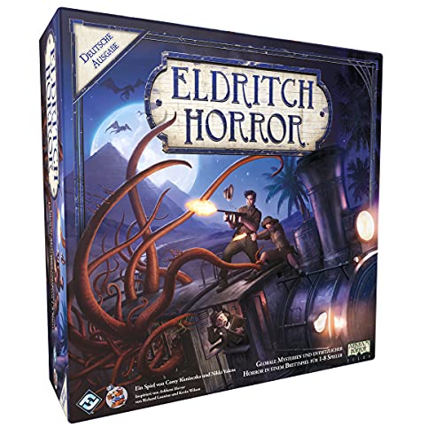 Fantasy Flight Games | Eldritch Horror | Grundspiel | Expertenspiel | Strategiespiel | 1-8 Spieler | Ab 14+ Jahren | 120+ Minuten | Deutsch von Fantasy Flight Games