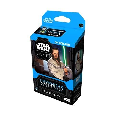 Asmodee FFG Star Wars Unlimited Sammelkartenspiel, Legenden der Macht, Qui-Gon Jinn-Spiel, Exklusive Karten, ab 12 Jahren, 2 Spieler, Spanisch Asmodee FFG Star Wars Unlimited Sammelkartenspiel, Legenden der Macht, Qui-Gon Jinn-Spiel, Exklusive Karten, ab 12 Jahren, 2 Spieler, Spanisch von Fantasy Flight Games