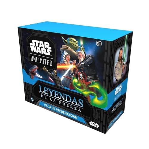 Asmodee FFG Star Wars Unlimited Sammelkartenspiel, Legenden der Macht, mit 6 Umschlägen, ab 12 Jahren, 2 Spieler, Spanisch Asmodee FFG Star Wars Unlimited Sammelkartenspiel, Legenden der Macht, mit 6 Umschlägen, ab 12 Jahren, 2 Spieler, Spanisch von Fantasy Flight Games
