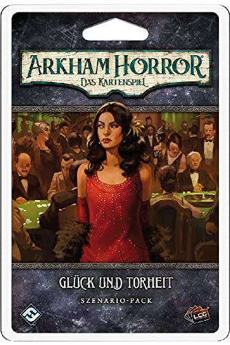 Fantasy Flight Games, Arkham Horror: LCG – Glück und Torheit, Szenario-Erweiterung, Expertenspiel, Kartenspiel, 1-4 Spieler, Ab 14+ Jahren, 45 Minuten, Deutsch, Mehrfarbig, Bunt Fantasy Flight Games, Arkham Horror: LCG – Glück und Torheit, Szenario-Erweiterung, Expertenspiel, Kartenspiel, 1-4 Spieler, Ab 14+ Jahren, 45 Minuten, Deutsch, Mehrfarbig, Bunt von Fantasy Flight Games