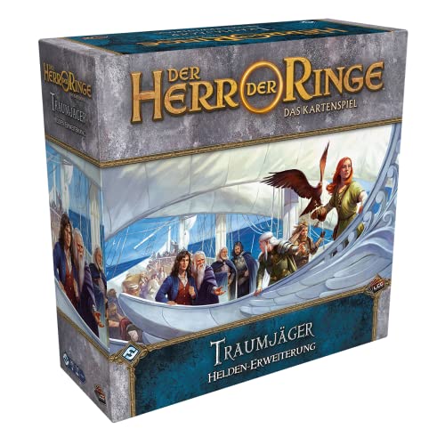 Fantasy Flight Games | Der Herr der Ringe: LCG – Traumjäger | Helden-Erweiterung | Expertenspiel | Kartenspiel | 1-4 Spieler | Ab 14+ Jahren | 30 Minuten je Spieler | Deutsch von Fantasy Flight Games