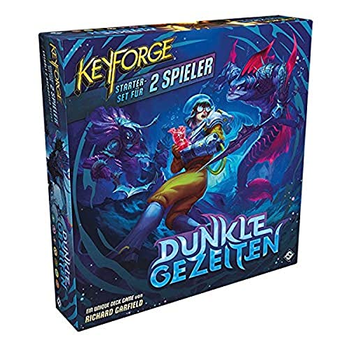 Asmodee Keyforge: Dunkle Gezeiten - Starter-Set, Grundspiel, Kartenspiel, Deckbau, Deutsch von Fantasy Flight Games