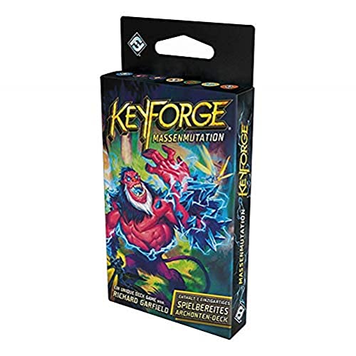Asmodee Keyforge: Massenmutation - Einzeldeck, Erweiterung, Kartenspiel, Deckbau, Deutsch Asmodee Keyforge: Massenmutation - Einzeldeck, Erweiterung, Kartenspiel, Deckbau, Deutsch von Fantasy Flight Games