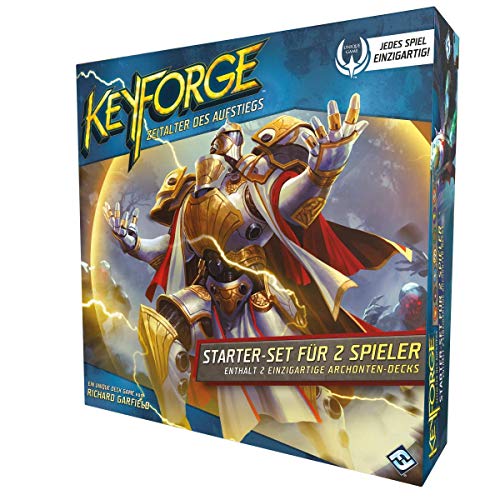 Fantasy Flight Games Keyforge: Zeitalter des Aufstiegs - Starter-Set, Kartenspiel, Deckbau, Deutsch, ab 14 Jahren Fantasy Flight Games Keyforge: Zeitalter des Aufstiegs - Starter-Set, Kartenspiel, Deckbau, Deutsch, ab 14 Jahren von Fantasy Flight Games