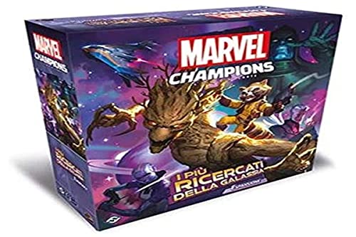 Asmodee Marvel Champions Das Kartenspiel: Die meistgesuchten der Galaxie – Erweiterung Kartenspiel, Edition auf Italienisch von Fantasy Flight Games