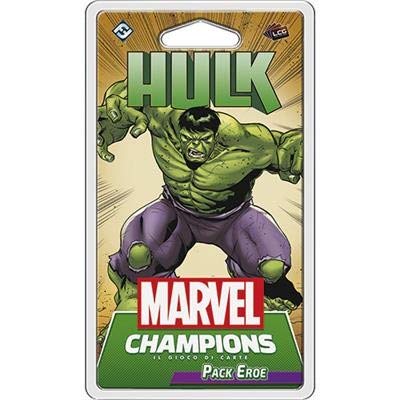 Asmodee, Marvel Champions Das Kartenspiel: Hulk, Pack Held, Erweiterung, Brettspiel, italienische Ausgabe von Fantasy Flight Games