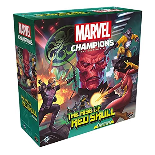 Fantasy Flight Games, Marvel Champions: LCG – The Rise of Red Skull, Szenario-Erweiterung, Expertenspiel, Kartenspiel, 1-4 Spieler, Ab 14+ Jahren, 60+ Minuten, Deutsch von Fantasy Flight Games