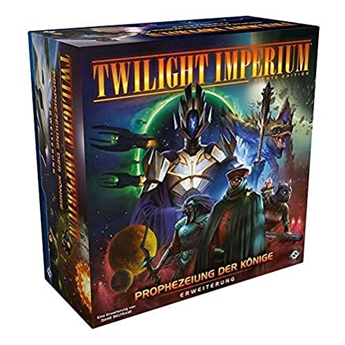 Fantasy Flight Games | Twilight Imperium 4. Edition – Prophezeiung der Könige | Erweiterung | Expertenspiel | Strategiespiel | 3-8 Spieler | Ab 14+ Jahren | 240+ Minuten | Deutsch von Fantasy Flight Games