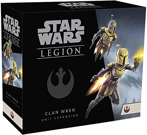Atomic Mass Games, Star Wars Legion: Rebel Expansions: Clan Wren Unit, Unit Expansion, Miniatures Game, Ages 14+, 2 Players, 90 Minutes Playing Time von Fantasy Flight Games