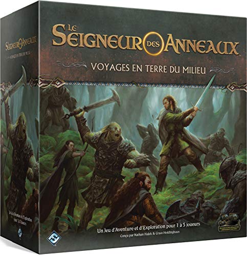FFG - Le Seigneur des Anneaux - Voyages en Terre du Milieu (Edition 2022) - Jeu de Société - Age : 14 + - 1 à 5 Joueurs - Durée : 60 Min von Fantasy Flight Games