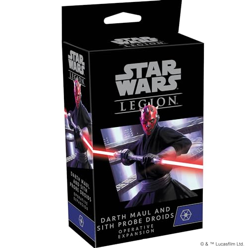 Atomic Mass Games, Star Wars Legion: Separatist Alliance Expansions: Darth Maul and Sith Probe Droids Operative, Unit Expansion, Miniatures Game, Ages 14+, 2 Players, 90 Minutes Playing Time von Fantasy Flight Games