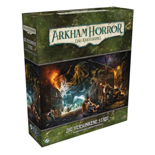 Fantasy Flight Games, Arkham Horror Das Kartenspiel - Die versunkene Stadt, Kampagnen-Erweiterung, Expertenspiel, Kartenspiel, 1-4 Spieler, Ab 14+ Jahren, 45 Minuten, Deutsch Fantasy Flight Games, Arkham Horror Das Kartenspiel - Die versunkene Stadt, Kampagnen-Erweiterung, Expertenspiel, Kartenspiel, 1-4 Spieler, Ab 14+ Jahren, 45 Minuten, Deutsch von Fantasy Flight Games