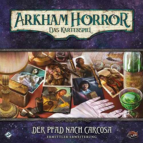 Fantasy Flight Games, Arkham Horror: LCG – Der Pfad nach Carcosa, Ermittler-Erweiterung, Expertenspiel, Kartenspiel, 1-4 Spieler, Ab 14+ Jahren, 45+ Minuten, Deutsch Fantasy Flight Games, Arkham Horror: LCG – Der Pfad nach Carcosa, Ermittler-Erweiterung, Expertenspiel, Kartenspiel, 1-4 Spieler, Ab 14+ Jahren, 45+ Minuten, Deutsch von Fantasy Flight Games