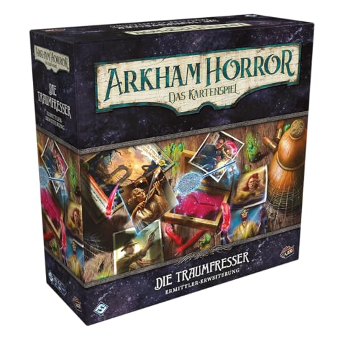 Fantasy Flight Games, Arkham Horror: LCG – Die Traumfresser, Ermittler-Erweiterung, Expertenspiel, Kartenspiel, 1-4 Spieler, ab 14+ Jahren, 45 Minuten, Deutsch von Fantasy Flight Games