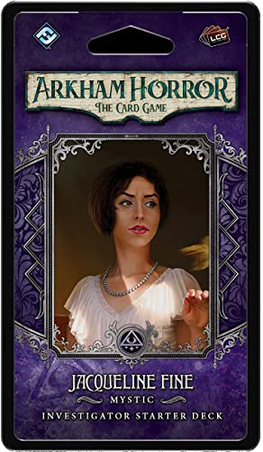 Fantasy Flight Games , Arkham Horror The Card Game: Investigator Starter Deck - Jacqueline Fine Investigator, Card Game, Ages 14+, 1 to 4 Players, 60 to 120 Minutes Playing Time Fantasy Flight Games , Arkham Horror The Card Game: Investigator Starter Deck - Jacqueline Fine Investigator, Card Game, Ages 14+, 1 to 4 Players, 60 to 120 Minutes Playing Time von Fantasy Flight Games