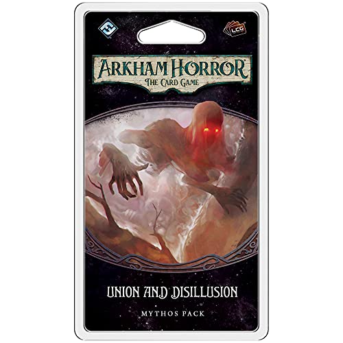 Fantasy Flight Games , Arkham Horror The Card Game: Mythos Pack - 4.4. Union and Disillusion, Card Game, Ages 14+, 1 to 4 Players, 60 to 120 Minutes Playing Time Fantasy Flight Games , Arkham Horror The Card Game: Mythos Pack - 4.4. Union and Disillusion, Card Game, Ages 14+, 1 to 4 Players, 60 to 120 Minutes Playing Time von Fantasy Flight Games