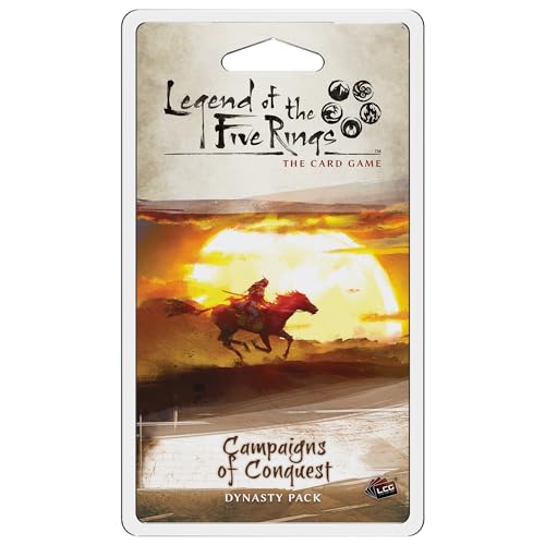 Fantasy Flight Games , Legend of The Five Rings LCG: Campaigns of Conquest Dynasty Pack, Card Game, 2 Players, Ages 14+, 45 to 90 Minute Playing Time Fantasy Flight Games , Legend of The Five Rings LCG: Campaigns of Conquest Dynasty Pack, Card Game, 2 Players, Ages 14+, 45 to 90 Minute Playing Time von Fantasy Flight Games