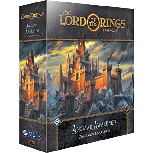 Fantasy Flight Games | Angmar Erwachte Kampagnenerweiterung: Herr der Ringe LCG | Kartenspiel | Alter 14+ | 1-4 Spieler | 30-120 Minuten Spieldauer, FFGMEC108, Mehrfarbig von Fantasy Flight Games