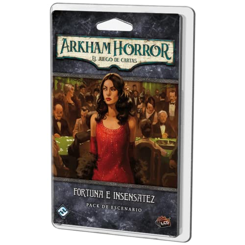 Fantasy Flight Games - Arkham Horror LCG - Vermögen und törichte Bühnenpackung - Spanisches Kartenspiel von Fantasy Flight Games