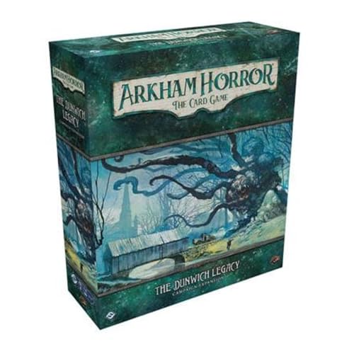 Fantasy Flight Games Arkham Horror LCG: The Dunwich Legacy Campaign Erweiterung, Kartenspiel, ab 14 Jahren, für 1–2 Spieler, 60–120 Minuten Spieldauer von Fantasy Flight Games