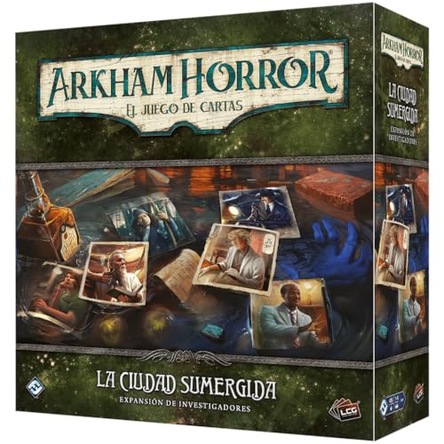 Fantasy Flight Games Arkham Horror LCG: Die versunkene Stadt, Forscher-Erweiterung, Kartenspiel, ab 14 Jahren, 1 bis 4 Spieler, 30-120 Minuten pro Spiel, Spanisch Fantasy Flight Games Arkham Horror LCG: Die versunkene Stadt, Forscher-Erweiterung, Kartenspiel, ab 14 Jahren, 1 bis 4 Spieler, 30-120 Minuten pro Spiel, Spanisch von Fantasy Flight Games
