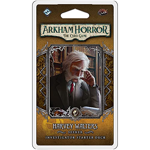 Fantasy Flight Games Arkham Horror The Card Game: Investigator Starter Deck - Harvey Walters Investigator, Card Game, Ages 14+, 1 to 4 Players, 60 to 120 Minutes Playing Time Fantasy Flight Games Arkham Horror The Card Game: Investigator Starter Deck - Harvey Walters Investigator, Card Game, Ages 14+, 1 to 4 Players, 60 to 120 Minutes Playing Time von Fantasy Flight Games