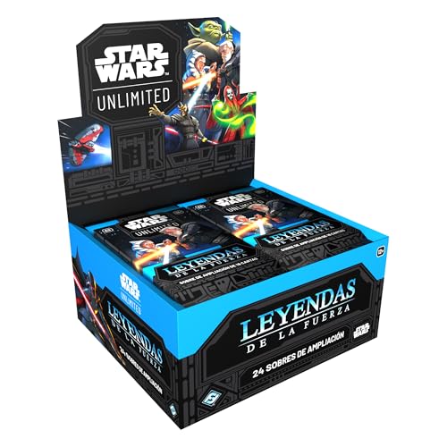 Fantasy Flight Games Asmodee SWH0502ES FFG Star Wars Unlimited, Sammelspiel, Legends of The Force, 24 Umschläge, mit 16 Karten, TCG ab 12 Jahren, für 2 Spieler, Spanisch, Mehrfarbig Fantasy Flight Games Asmodee SWH0502ES FFG Star Wars Unlimited, Sammelspiel, Legends of The Force, 24 Umschläge, mit 16 Karten, TCG ab 12 Jahren, für 2 Spieler, Spanisch, Mehrfarbig von Fantasy Flight Games