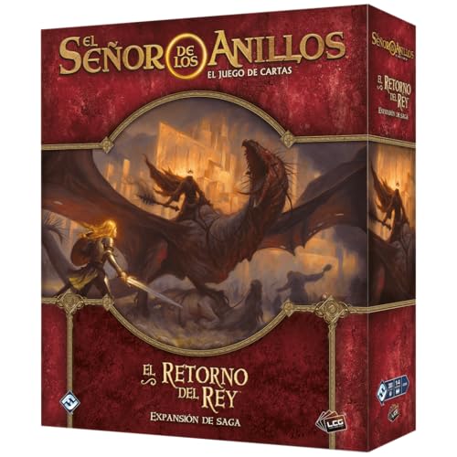 Fantasy Flight Games Der Herr der Ringe LCG: Die Rückkehr des Königs Erweiterung der Saga, Kartenspiel, ab 14 Jahren, 1 bis 4 Spieler, 30-120 Minuten pro Spiel, Spanisch Fantasy Flight Games Der Herr der Ringe LCG: Die Rückkehr des Königs Erweiterung der Saga, Kartenspiel, ab 14 Jahren, 1 bis 4 Spieler, 30-120 Minuten pro Spiel, Spanisch von Fantasy Flight Games