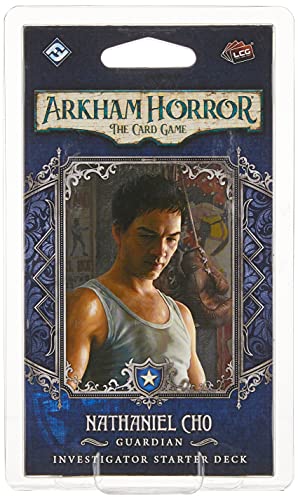 Fantasy Flight Games, Arkham Horror The Card Game: Investigator Starter Deck - Nathaniel Cho Investigator, Card Game, Ages 14+, 1 to 4 Players, 60 to 120 Minutes Playing Time von Fantasy Flight Games