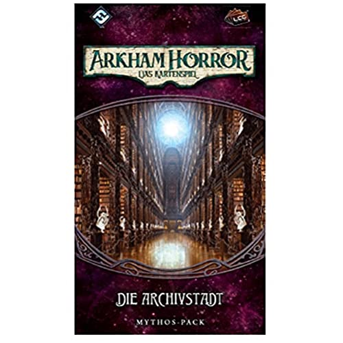 Asmodee | Fantasy Flight Games | Arkham Horror: LCG – Die Archivstadt | Erweiterung | Expertenspiel | Kartenspiel | 1-4 Spieler | Ab 14+ Jahren | 45+ Minuten | Deutsch von Fantasy Flight Games