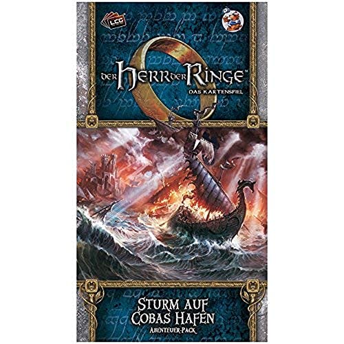 Asmodee | Fantasy Flight Games | Der Herr der Ringe: LCG – Sturm auf Cobas Hafen | Erweiterung | Kartenspiel | Deckbau | 2 Spieler | Ab 14+ Jahren | 30+ Minuten | Deutsch von Fantasy Flight Games