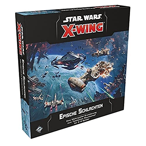 Atomic Mass Games | Star Wars: X-Wing 2. Edition – Epische Schlachten | Erweiterung | Tabletop | 2 Spieler | Ab 14+ Jahren | 45+ Minuten | Deutsch von Atomic Mass Games