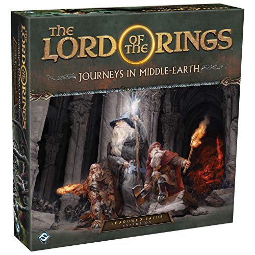 Fantasy Flight Games FFGJME05 Der Herr der Ringe: Reisen in Mittelerde – Erweiterung der schattigen Pfade Board Game & Extension, Einzelbett, 2. Expansion von Fantasy Flight Games