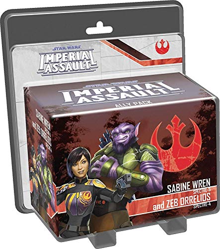 Fantasy Flight Games FFGSWI56 Sabine Wren and Zeb Orrelios Ally Pack: Star Wars Imperial Assault, Multicoloured von Asmodee