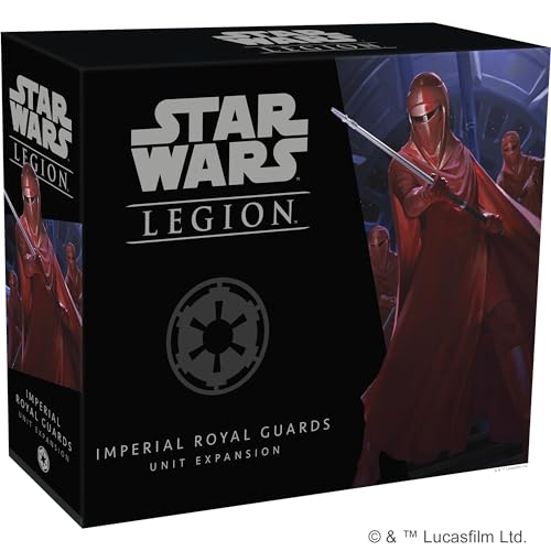 Fantasy Flight Games Atomic Mass Games, Star Wars Legion: Galactic Empire Expansions: Imperial Royal Guard Unit, Unit Expansion, Miniatures Game, Ages 14+, 2 Players, 90 Minutes Playing Time von Fantasy Flight Games