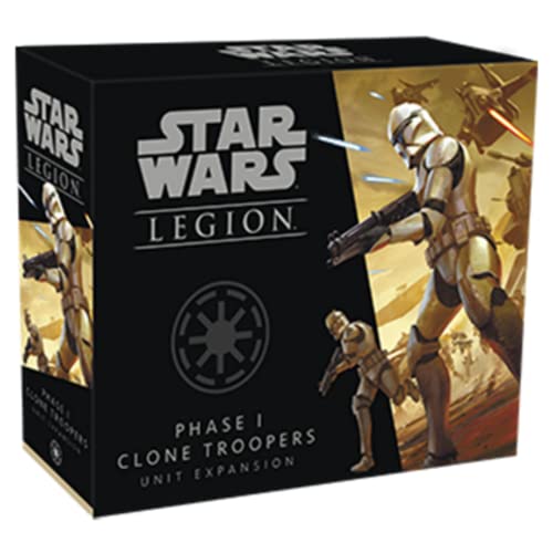 Atomic Mass Games, Star Wars Legion: Galactic Republic Expansions: Phase 1 Clone Troopers Unit, Unit Expansion, Miniatures Game, Ages 14+, 2 Players, 90 Minutes Playing Time von Fantasy Flight Games